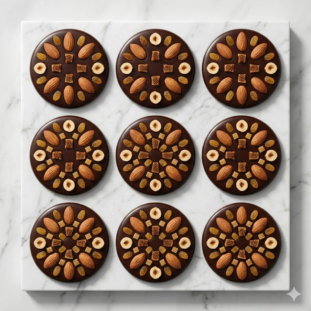 Mendiants Chocolat Noir